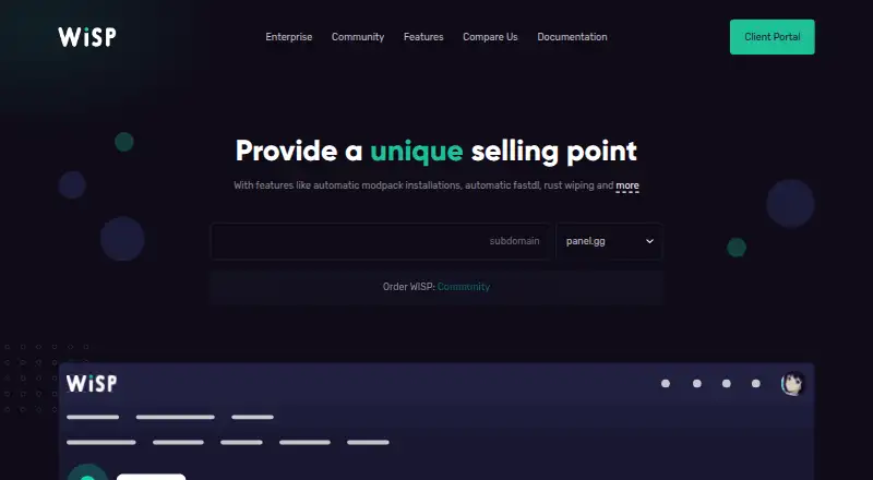 The WISP homepage