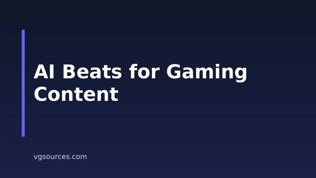 Best AI Beat Makers for Gaming Videos and Streams (2026)