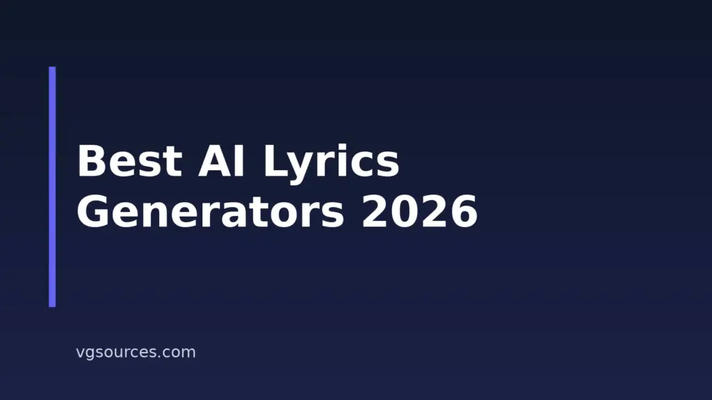9 Best AI Lyrics Generators For Gamers And Streamers In 2026