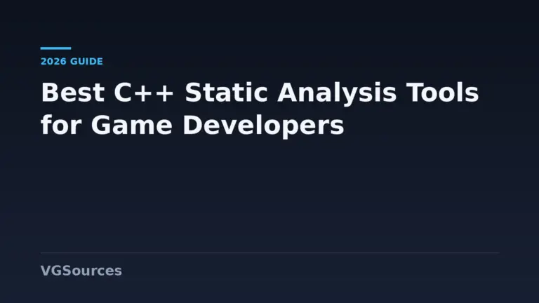 Best Static Analysis Tools for C++ Game Developers in 2026