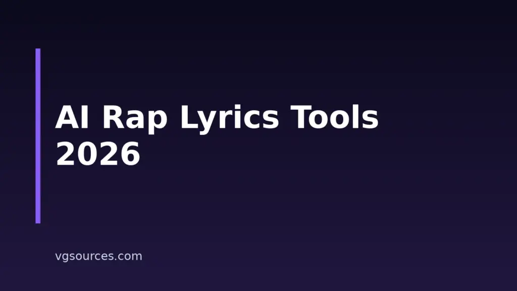 8 Best AI Rap Lyrics Generators for Gamers in 2026