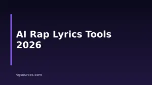 8 Best AI Rap Lyrics Generators for Gamers in 2026