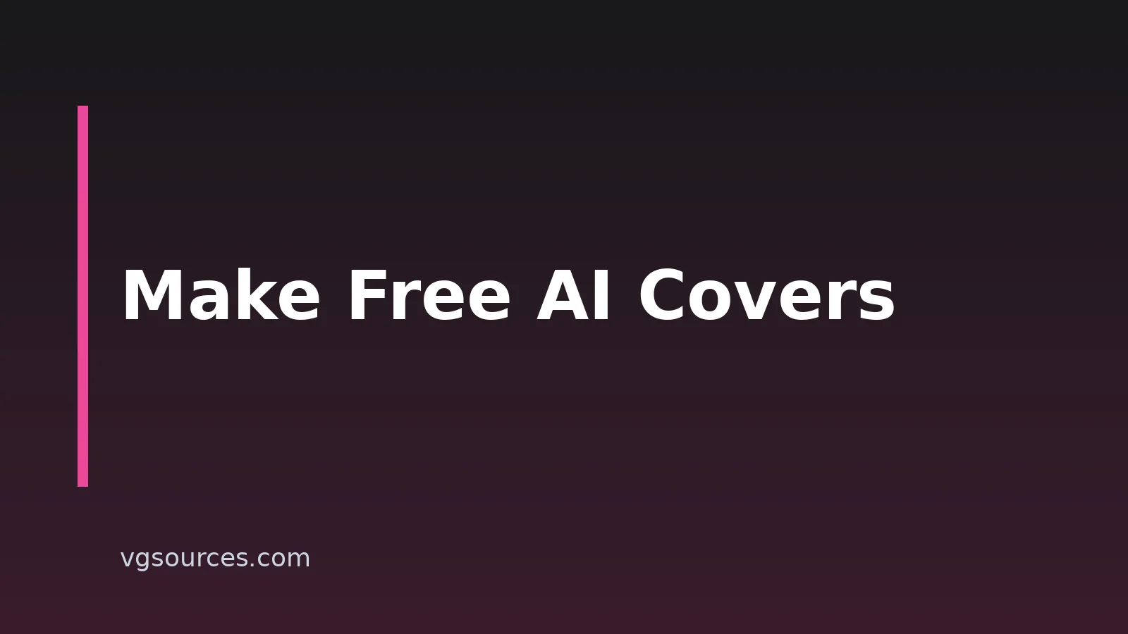 How to Make AI Cover Songs for Free for Gaming Videos