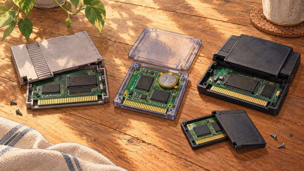 How SNES and Sega Genesis Cartridges Work, Including Save Batteries