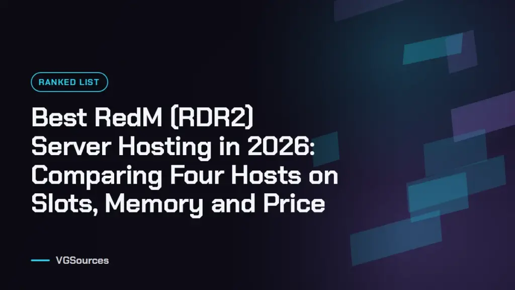 Best RedM (RDR2) Server Hosting in 2026: Comparing Four Hosts on Slots, Memory and Price